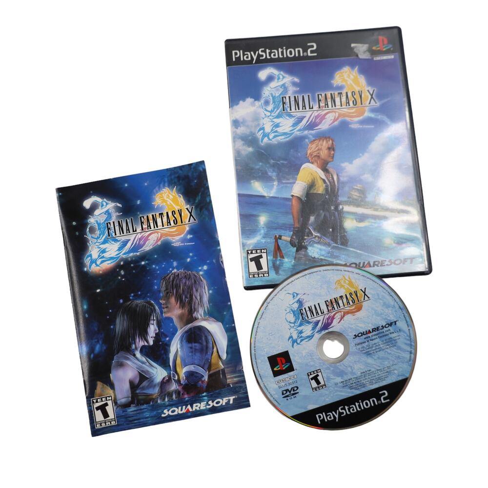 Vintage PlayStation 2 Final Fantasy X video Game